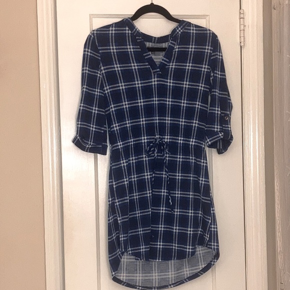 Plaid Flannel-Print Tunic - Picture 7 of 7